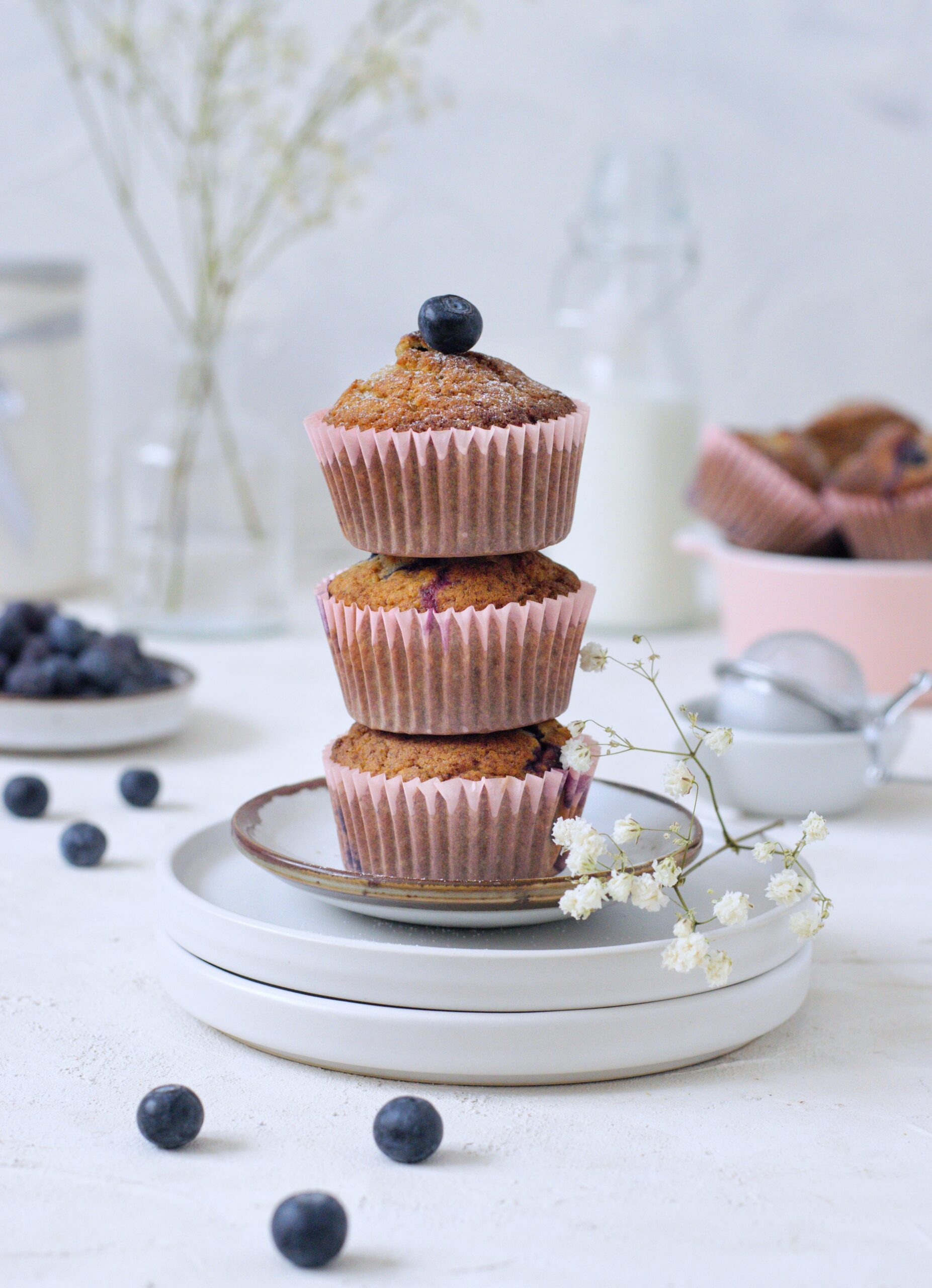 Bezglutenowe muffinki z borówkami szybki i prosty przepis Eat Slow